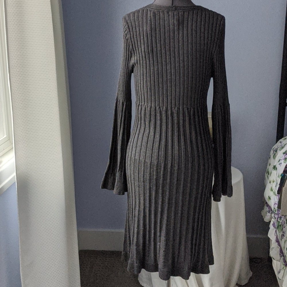 Max Studio Bell Sleeve Sweater Dress - Picture 2 of 8